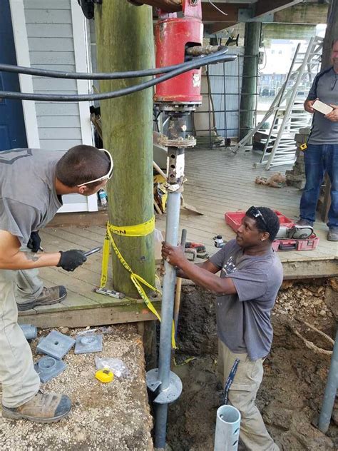 Helical Pier Installation Experts Helical Pier Installation Is Well