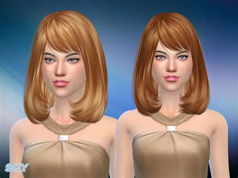 Sims 4 Ccs The Best Hair By Skysims The Sims Sims 3 Sims 4