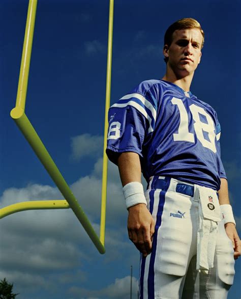 Peyton Manning 1999 Indianapolis Colts Football Peyton Manning