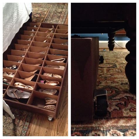 Shoe Rack Under Bed Under Bed Storage Shoe Storage Unit Diy Storage