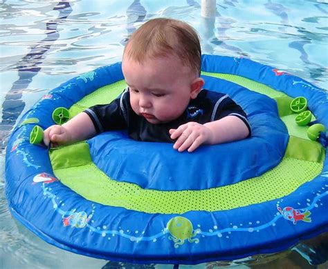 Spend endless hours out in the sun splashing around in a swimming pool. Infant Pool Float for Summer Month