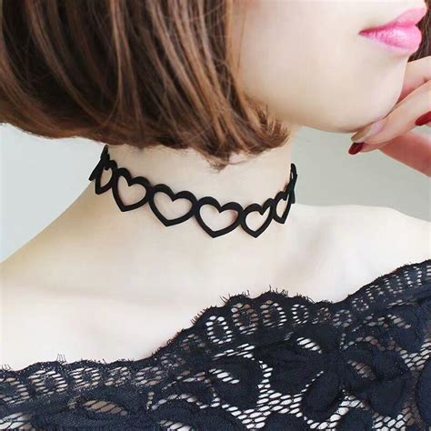 Love Heart Choker Gothbb 2022 Free Shipping Available