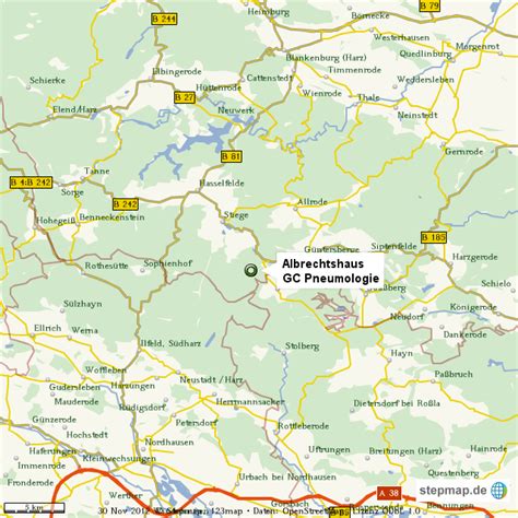 Karten, landkarten, wanderkarten, topografische karten. Lost Places Harz Karte | Karte