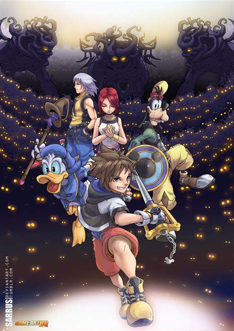 Kingdom Hearts Tribute Art By Mike Williams Game Art Hq