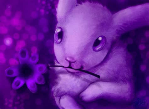 The Purple Bunny By Taina R On Deviantart Purple Art Purple Bunny
