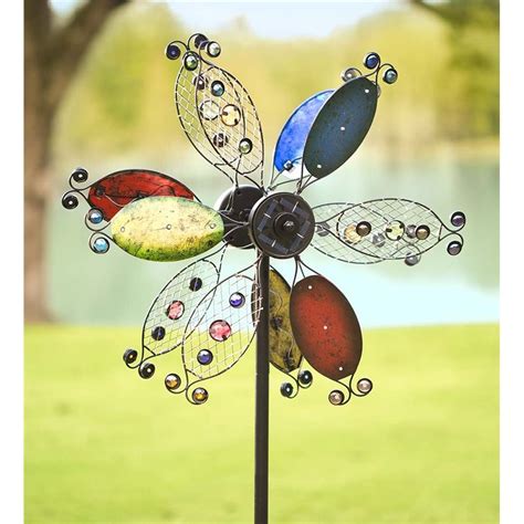 Galaxy Wind Spinner Decorative Garden Accents Kinetic Wind Spinners