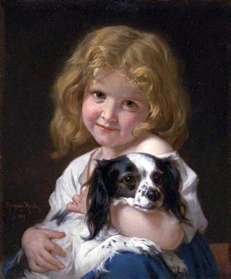 Artist Hugues Merle 18231881 19th Century Gerne Painter