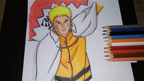Menggambar Naruto Uzumaki Hokage Ke 7 How To Draw