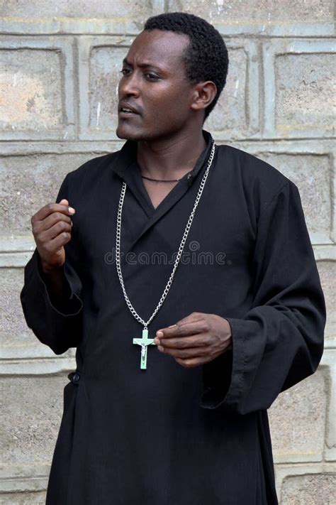 The Priest From The Ethiopian Orthodox Church Editorial Photography