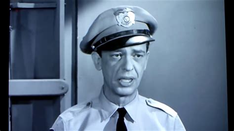 Don Knotts Last Scene As Deputy Barney Fife On The Andy Griffith Shoiw