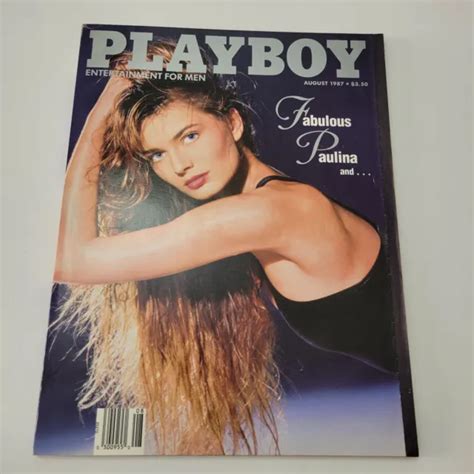 Playboy Magazine August Sherry Konopski Playmate Paulina Picclick