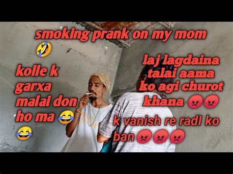 Smoking Prank On Mom By Fuchyaarider Sachinabhatta YouTube