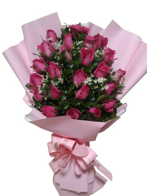 24 Pink Roses Bouquet Delivery To Manila Philippines