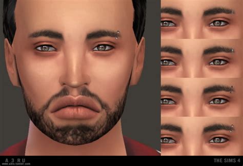 A3ru Eyebrow Piercings • Sims 4 Downloads