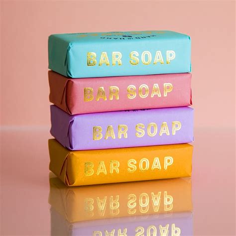 4 Pack Assorted Bar Soap Set Bar Soap Packaging Soap Packaging Design Soap Packaging
