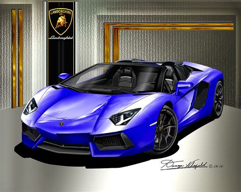 Lamborghini Art Prints By Danny Whitfield