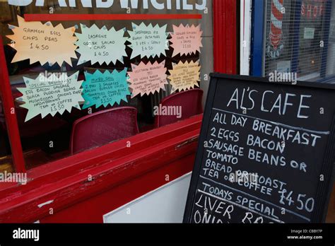 Greasy spoon london hi-res stock photography and images - Alamy