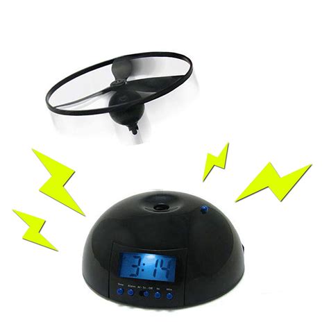 Digital Loud Flying Alarm Clock Travel Bed Desk Table Novelty Alarm