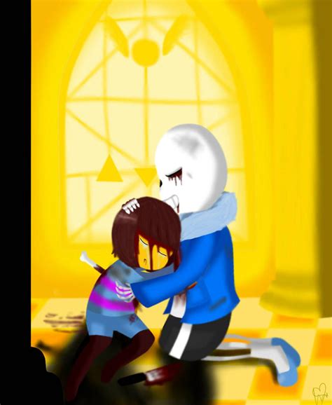 Undertale Sans And Frisk Genocide Run Part 2 By Cristalheartlove On