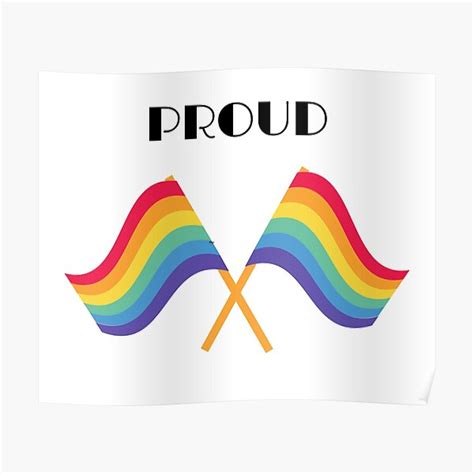 Lgbt Flag Proud Lgbt Pride Poster For Sale By Edition01 Redbubble