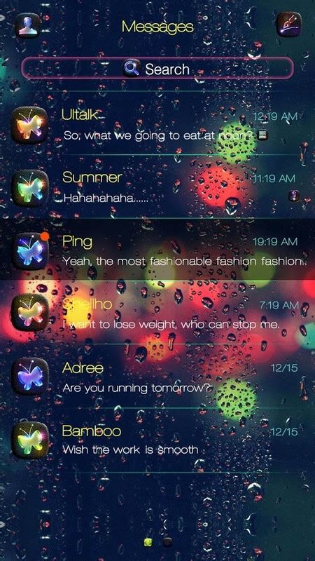 Free Go Sms Luminous Theme Free Android Theme Download Appraw
