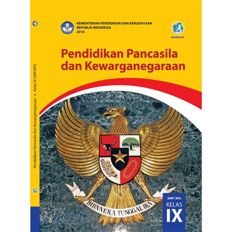 Jual Buku Ppkn Smp Kelas 9 K13 Revisi 2018 Indonesiashopee Indonesia