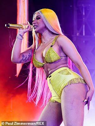 Cardi B Puts On A Raunchy Display As She Performs In Scantily Clad Ensemble During Summer Jam
