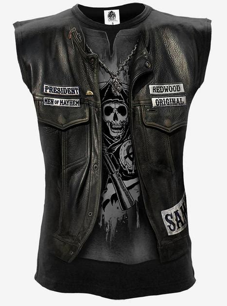 Sons Of Anarchy Jax Vest Sleeveless Shirt Boxlunch