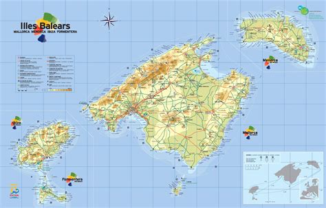 Balearic Islands Map Full Size