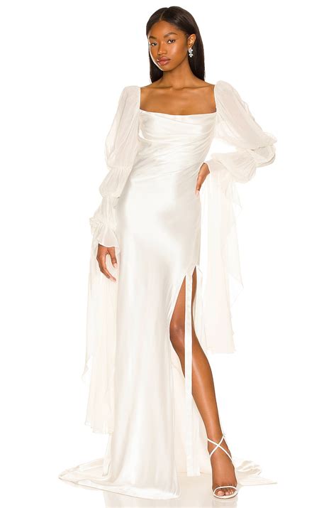 for love and lemons x revolve willow gown in white revolve