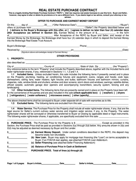 Simple Real Estate Purchase Agreement Pdf Fill Out And Sign Online Dochub