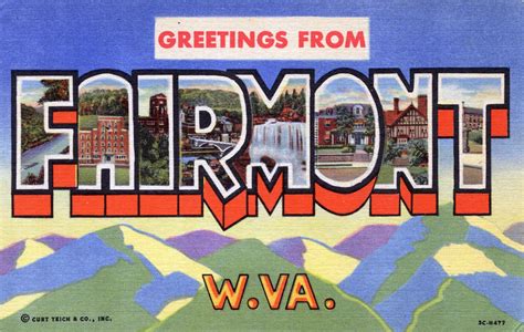 Greetings From Fairmont West Virginia Large Letter Post Flickr