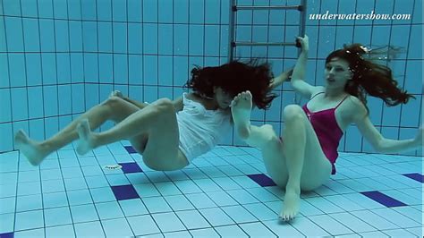 Underwater Swimming Pool Lesbians Lera And Sima Lastova Xxx Mobile Porno Videos And Movies
