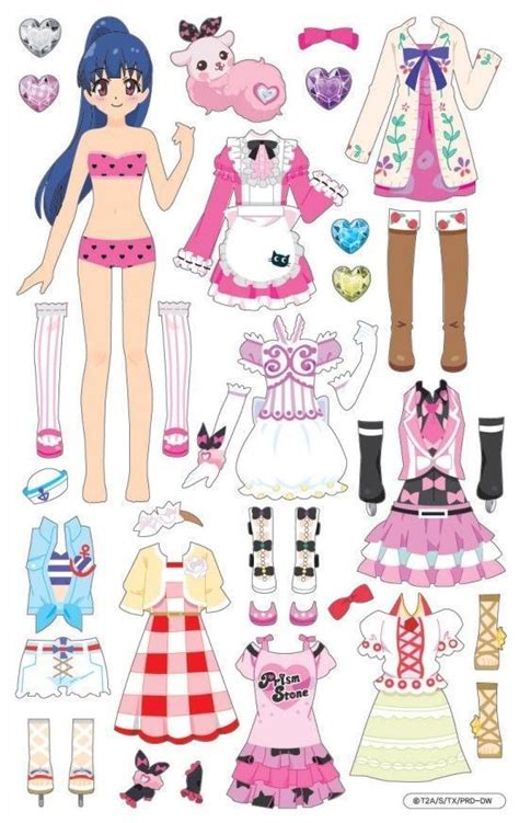 Pinterest Anime Style Paper Doll Марионетки из бумаги Винтажные