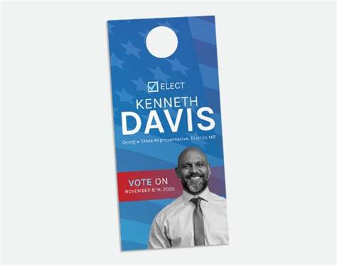 Political Door Hanger Printing Purchase Political Campaign Door Hangers Online At U S Press