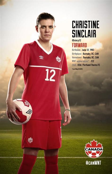 Yokohama, japan — christine sinclair was convinced canadian women's soccer had the potential to stand atop an olympic podium. Pin on soccer