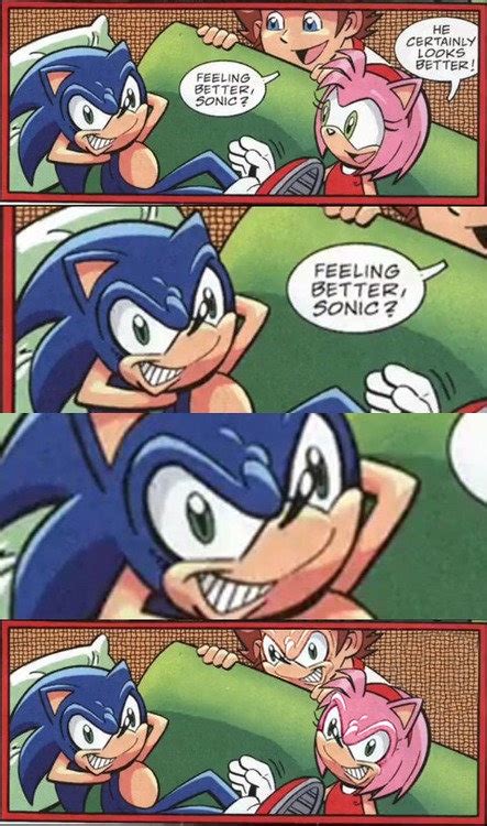 Feeling Better Sonic Archie Sonic Comics Know Your Meme