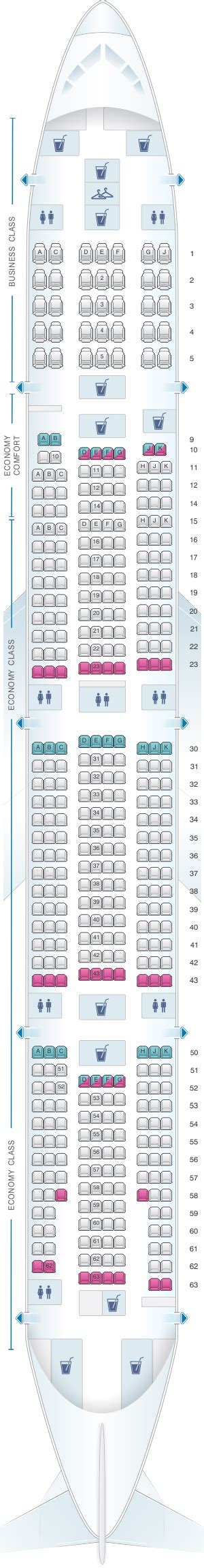 Seat Map Klm Boeing B Er Seatmaestro Com