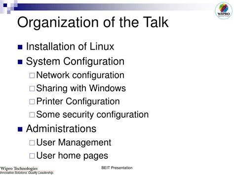 Ppt Linux System Configuration And Administration Powerpoint