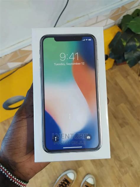 New Apple IPhone X 64 GB Black In Nairobi Central Mobile Phones
