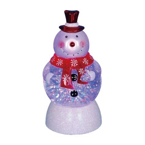Northlight 75 Led Lighted Color Changing Snowman With Top Hap Snow