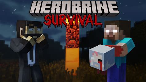 Survival Com O Novo Mod Do Herobrine Minecraft The Legend Herobrine Mod 1165 Youtube
