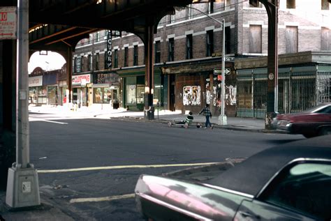 Boro Park Brooklyn 1975 70s Go Cart Under El On New Utr