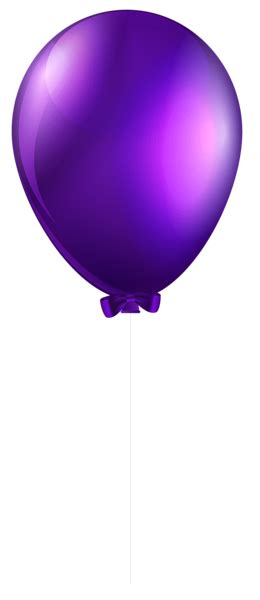 Purple Balloon Transparent Png Clip Art Image Purple Balloon Ballon