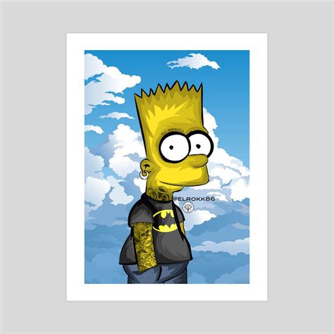 Bart Simpson An Art Print By Ephrem Rokk Inprnt