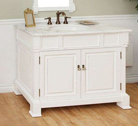 Feature an elegant 1/4 taper from top to bottom. Bellaterra Home 42 inch Single Sink Vanity Set - Base Finish: Wood White | Bathroom vanity ...