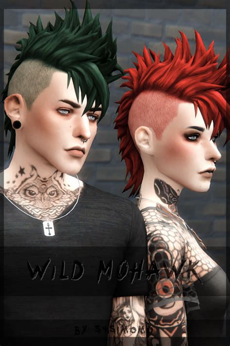 Simomos Wild Mohawk Sweet Sims 4 Finds