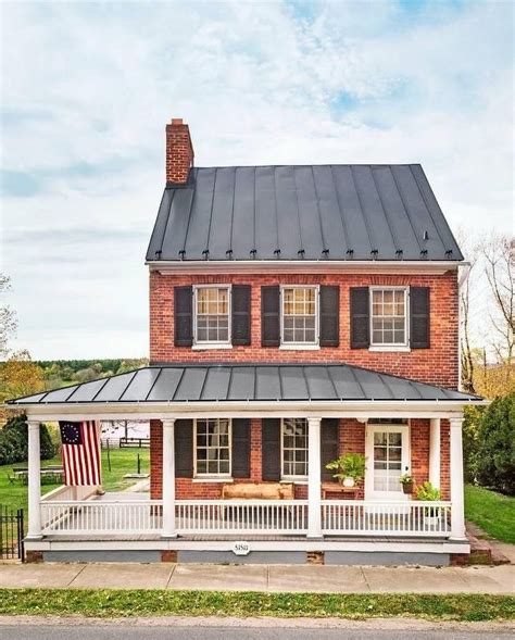 Presenting This Classic Story Colonial House Designed In A Red Brick Exterior A Large W