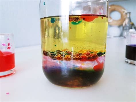 Lavalampe Selber Machen Wasser Öl Experiment Für Kinder Experimente