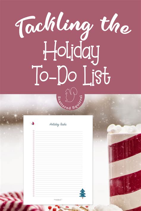 Lets Start Tackling The Holiday To Do List Holiday Planning